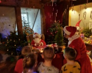 Wizyta w chatce Świętego Mikołaja 