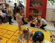 Lekcja biblioteczna w Krzemieniewie